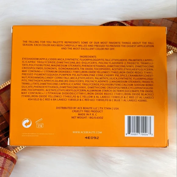 ❗FINAL PRICE❗🍁NEW Ace Beaute "Falling for You" Eyeshadow Palette, 0.63 oz. - Picture 4 of 6